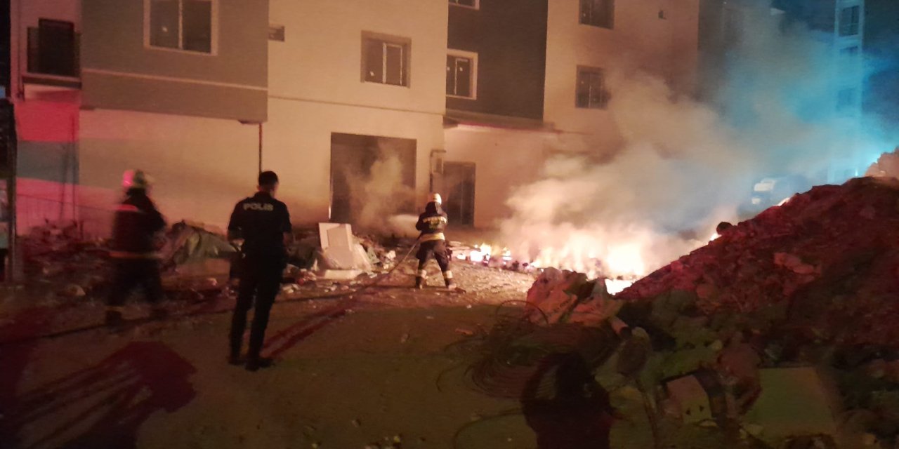 Konya’da palet yangını paniğe neden oldu