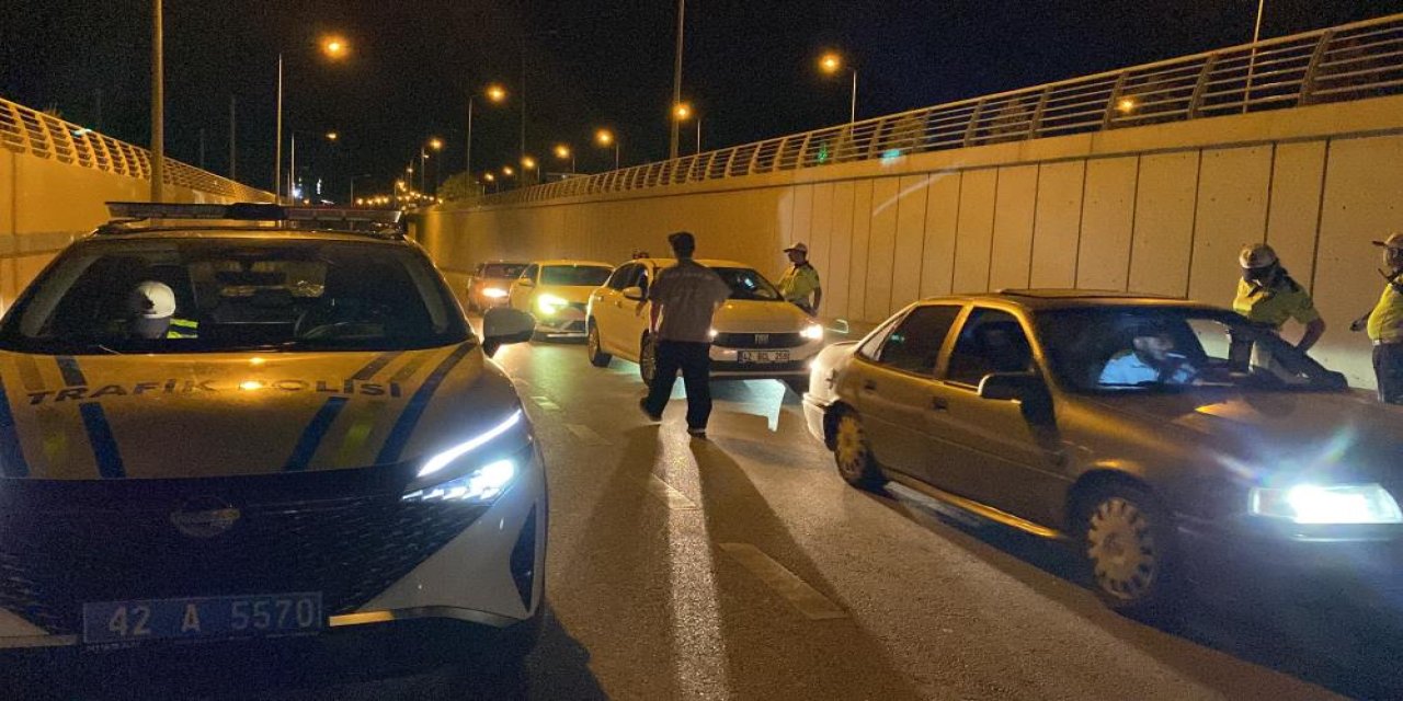 Konya’da polis adayı 2’nci kez alkolden ehliyetini kaptırdı