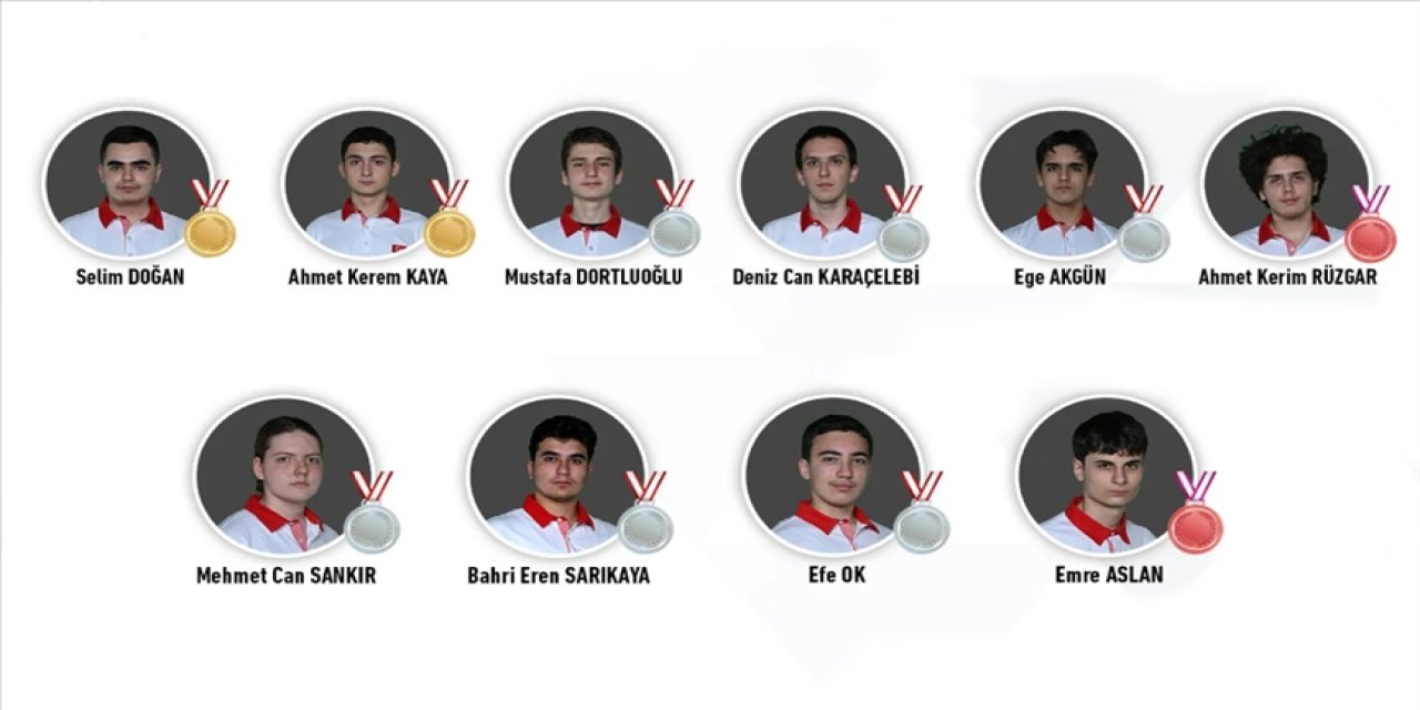 Türk öğrenciler bilim olimpiyatlarında zirvede