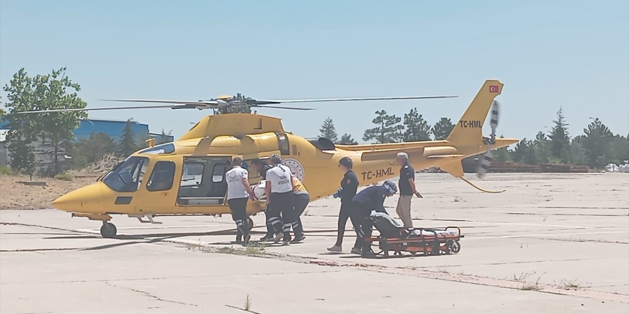 2'nci kez kalp krizi geçirdi, helikopterle Konya’ya sevk edildi