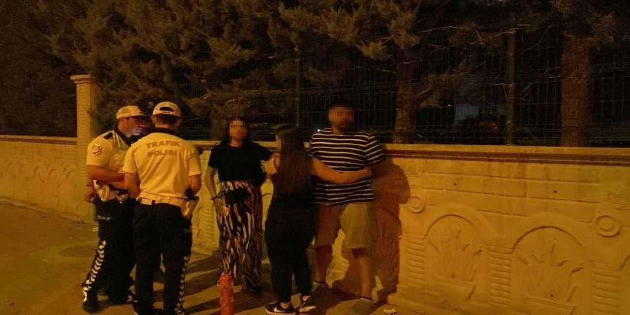 Konya’da ehliyetsiz ve alkollü sürücü yakalandı! Yakınları gazetecilere saldırdı