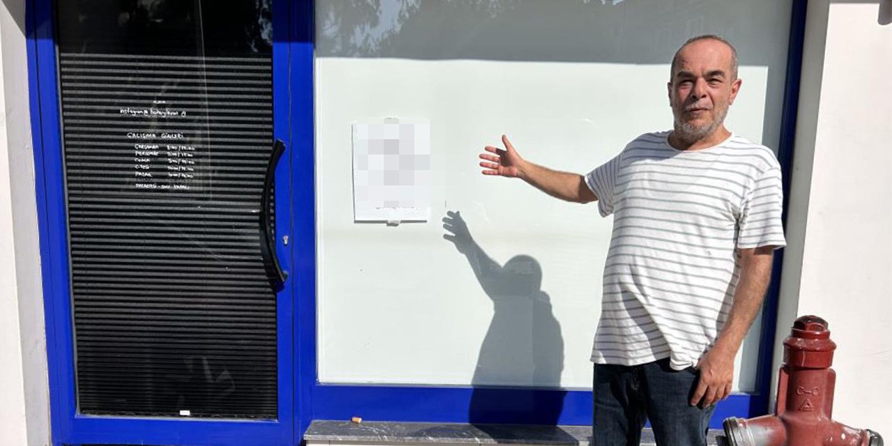 Sıcaktan bunalan esnafın bıraktığı not gündem oldu