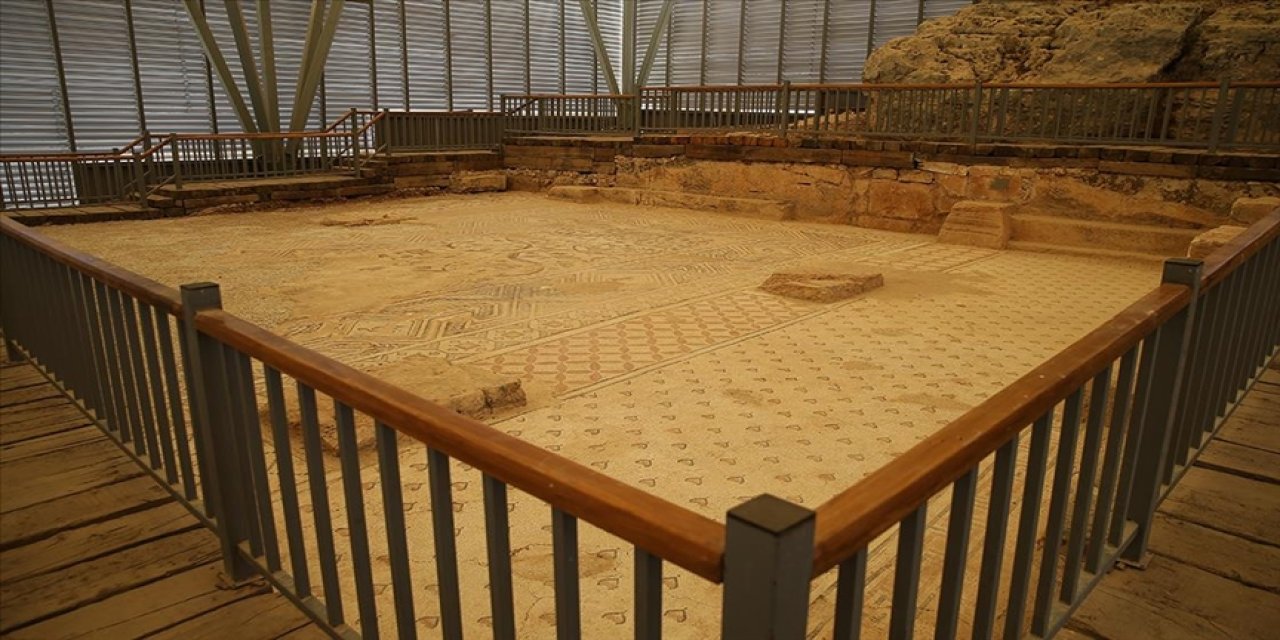 Perre Antik Kent’te mozaik konservasyon çalışmaları tamamlandı
