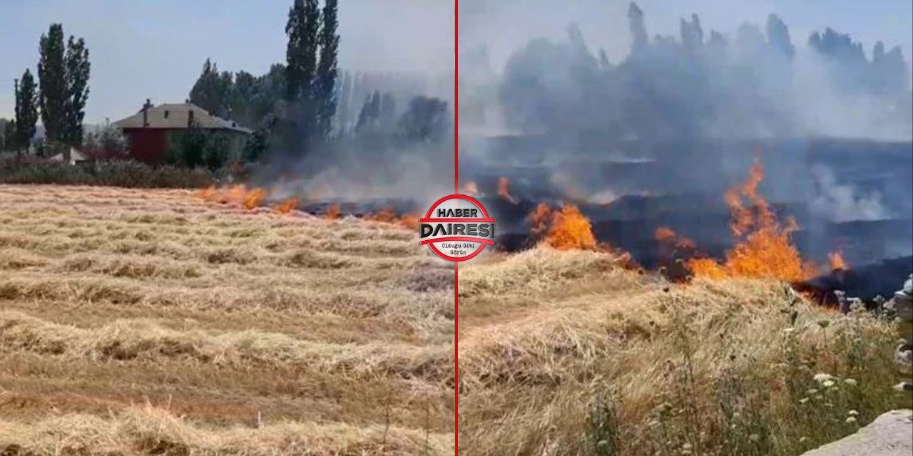 Konya’da aynı anda çıkan 2 yangın şüphe uyandırdı