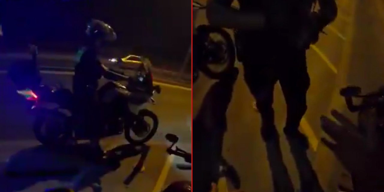 Polisin, motosikletli gence yaptığı sosyal medyada viral oldu