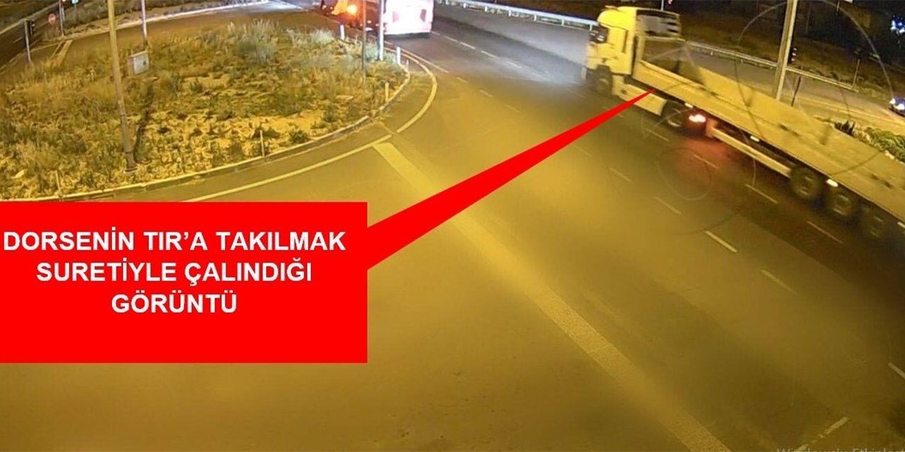 Konya’ya getirilen çalıntı dorse film gibi operasyonla bulundu