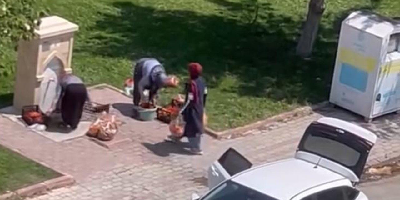 Konya’daki bu görüntü tepki çekti