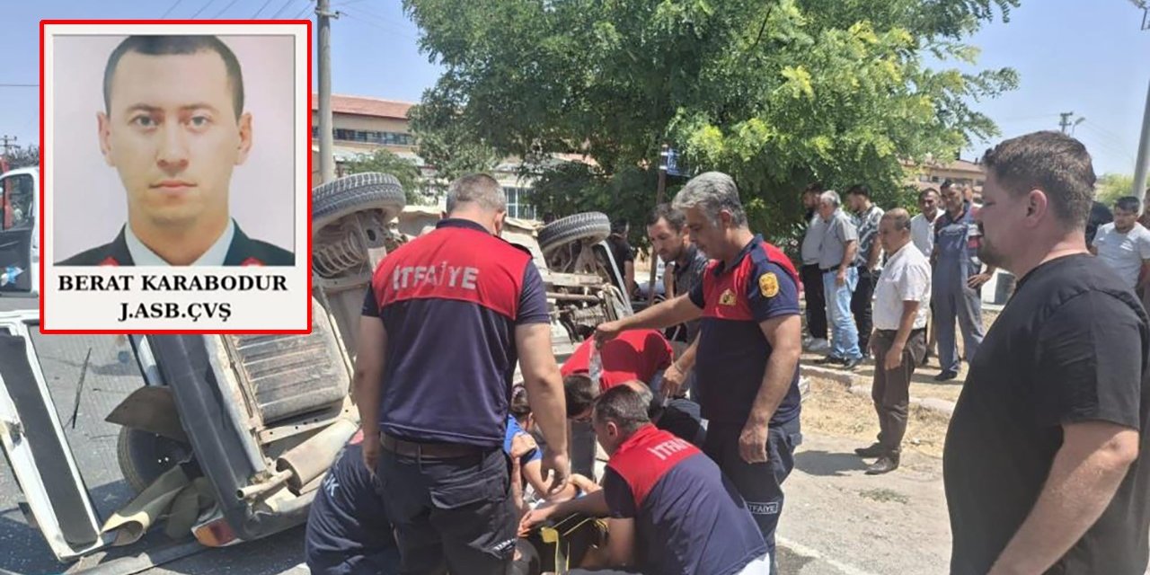 Astsubay Berat Karabodur trafik kazasında hayatını kaybetti