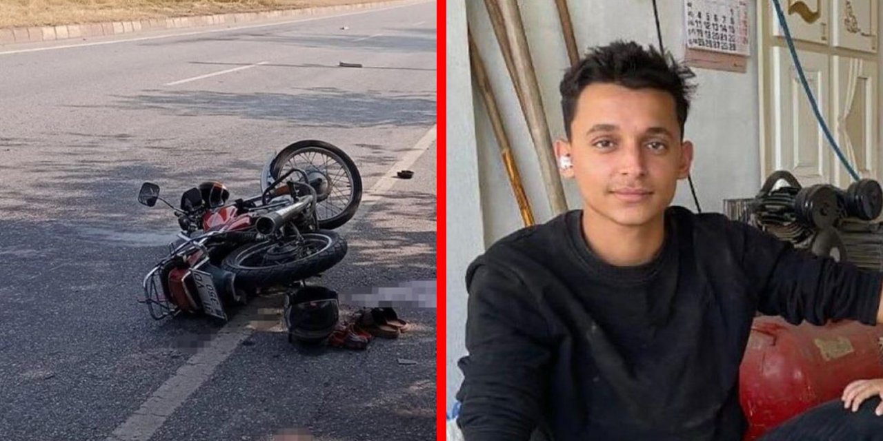 TIR motosikletle çarpıştı, 19 yaşındaki Emir Çeliktozu öldü