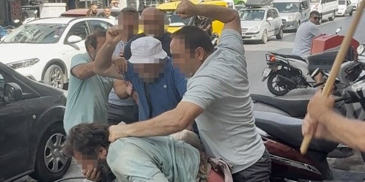 Sokak ortasında öldüresiye dayak