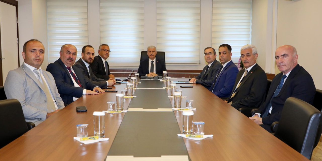 Konya’nın enerjisi Vali Akın’ın gündeminde