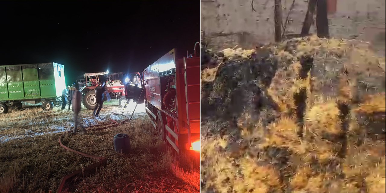 Konya'nın iki ilçesi aynı gün alev aldı