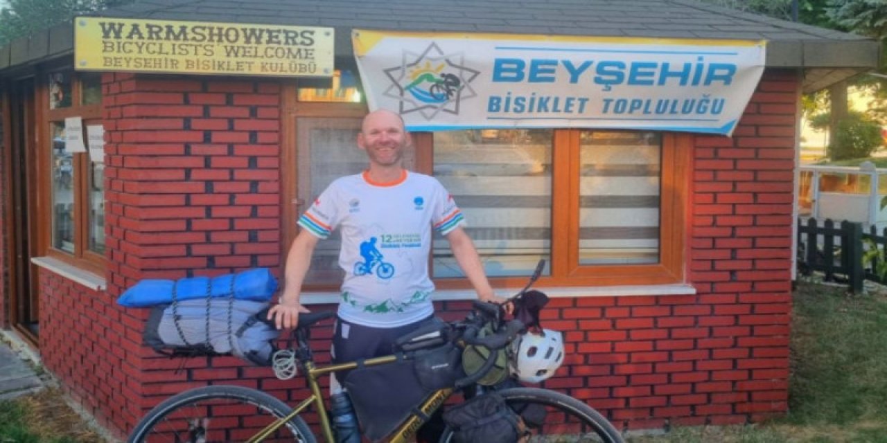 Pedallar Konya’da durdu! Hırvat dünya turcusu Beyşehir’de