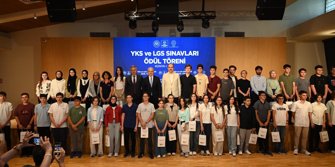 LGS’de tam puan, YKS’de ilk 100! Konya’nın gururları ödüllendirildi