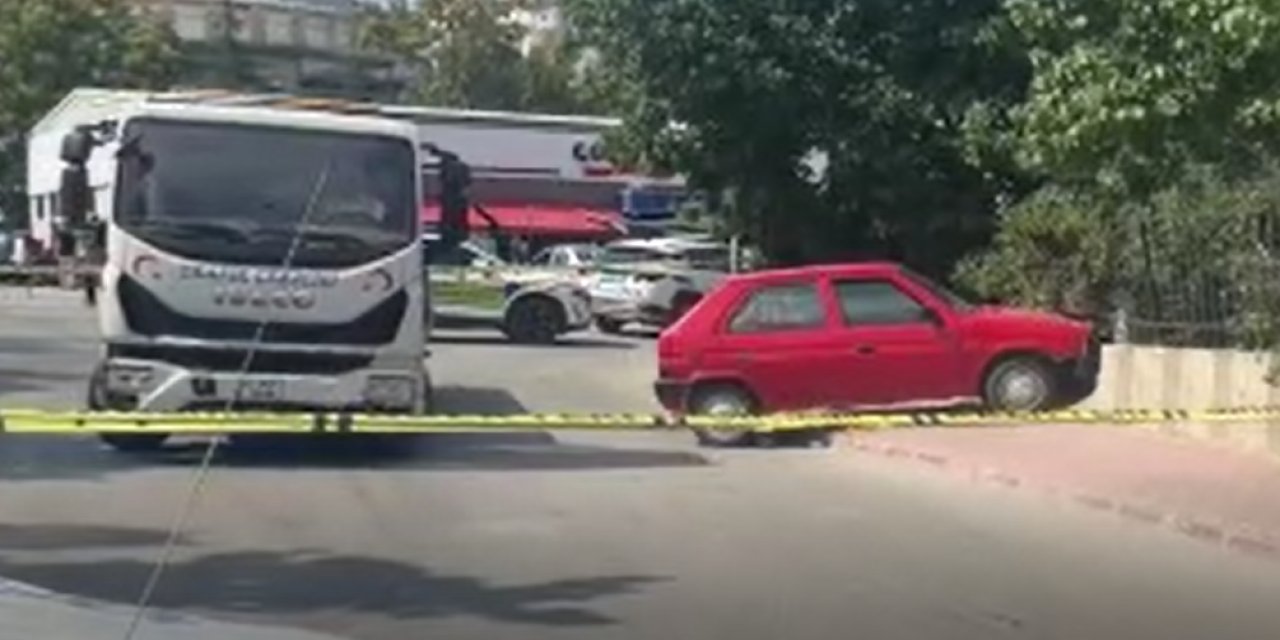 Konya’da kaçmaya çalışan sürücü polise ve duvara çarptı