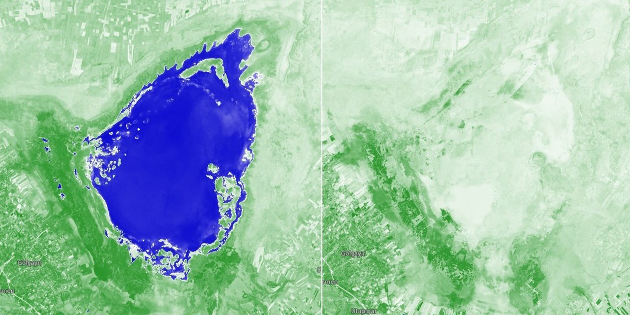 Uydu görüntüleri Konya’daki felaketi gösterdi