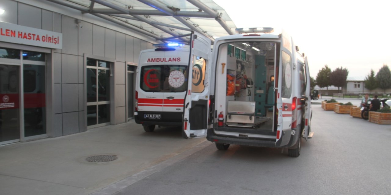 Konya'da inşaat işçisi elektrik akımına kapıldı