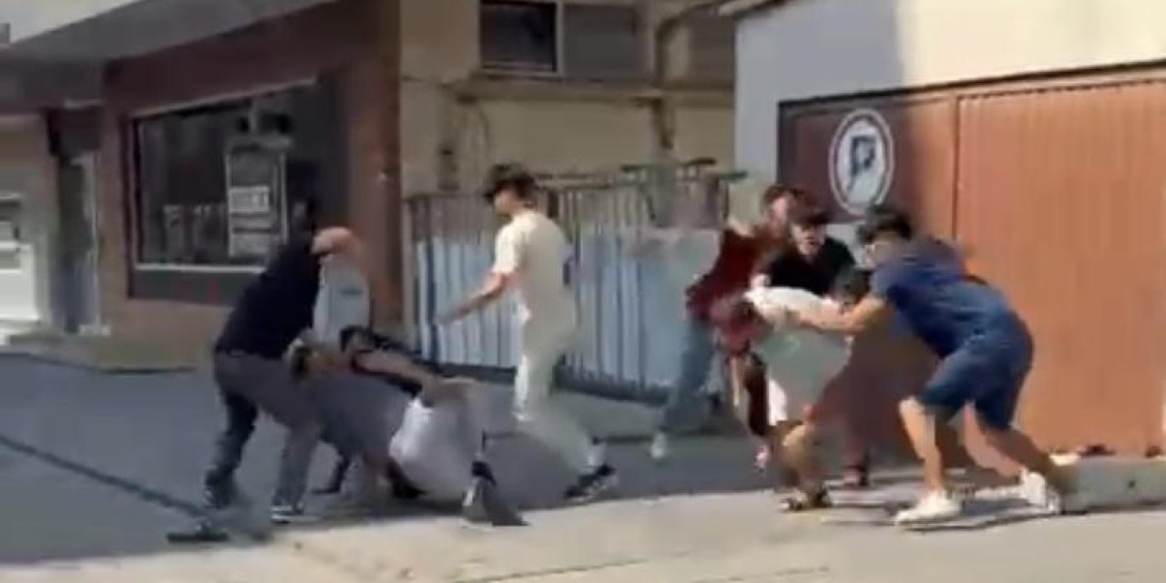 Kavga ettiği adamı taşla bayılttı