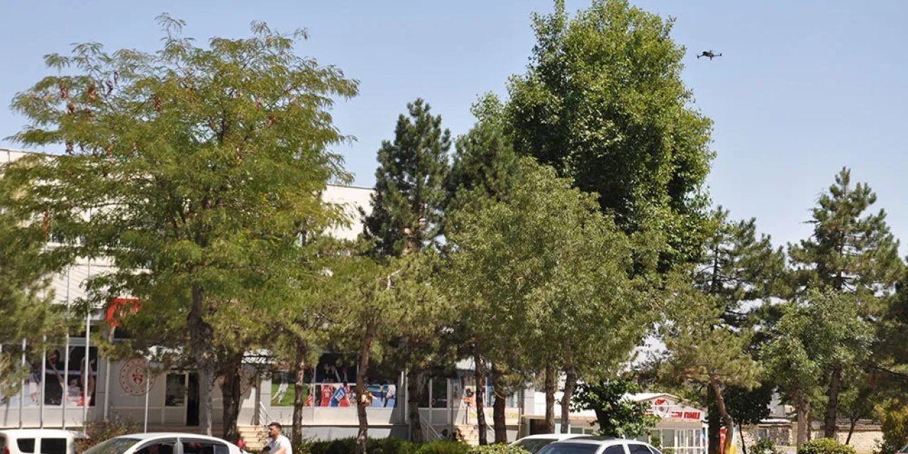 Konya’da dronla sıkı denetim