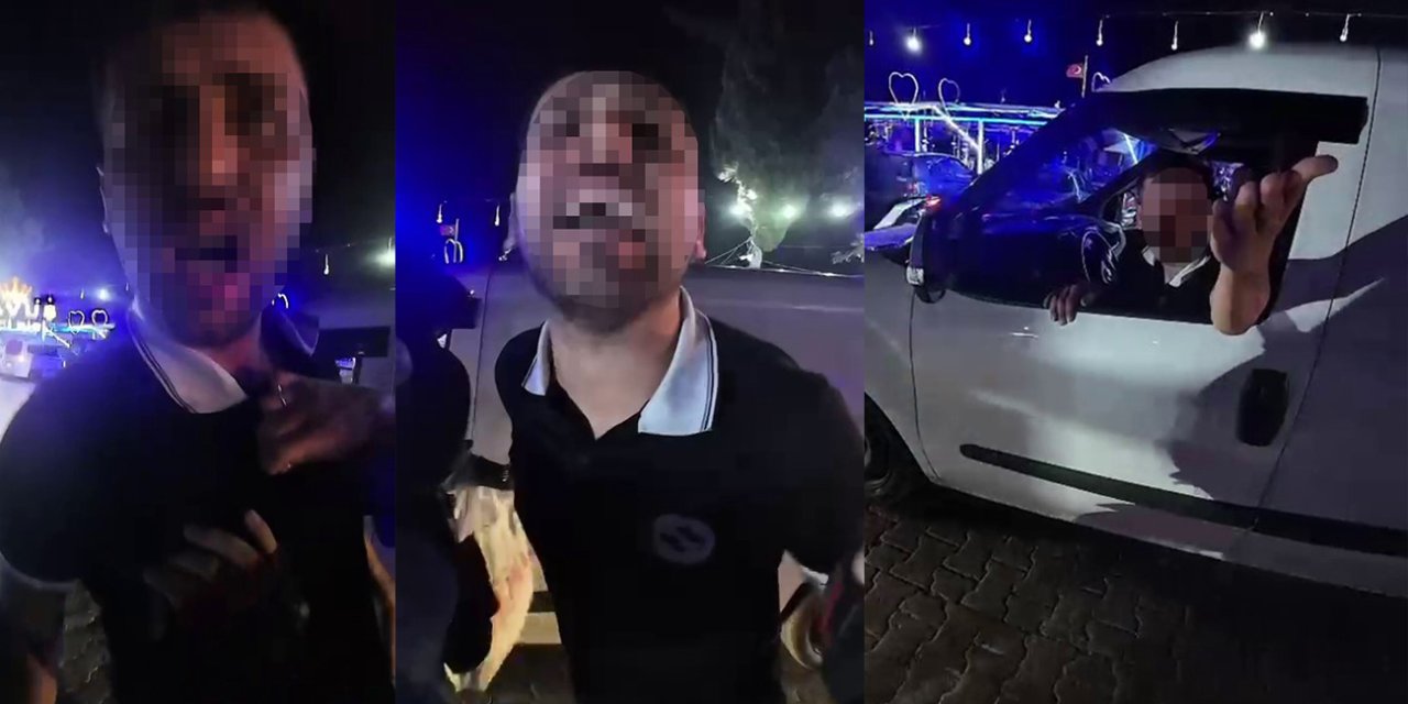 Motosikletli gençlere saldırı girişimi kask kamerasında