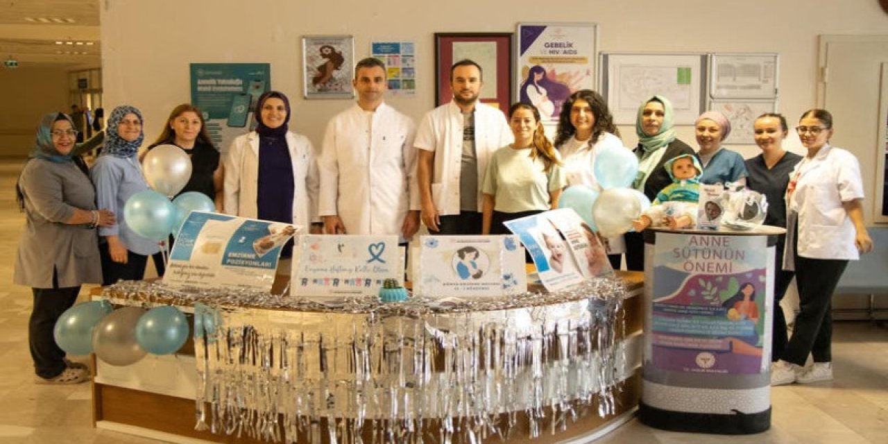 Konya'nın bebek dostu hastanesinde anlamlı etkinlik