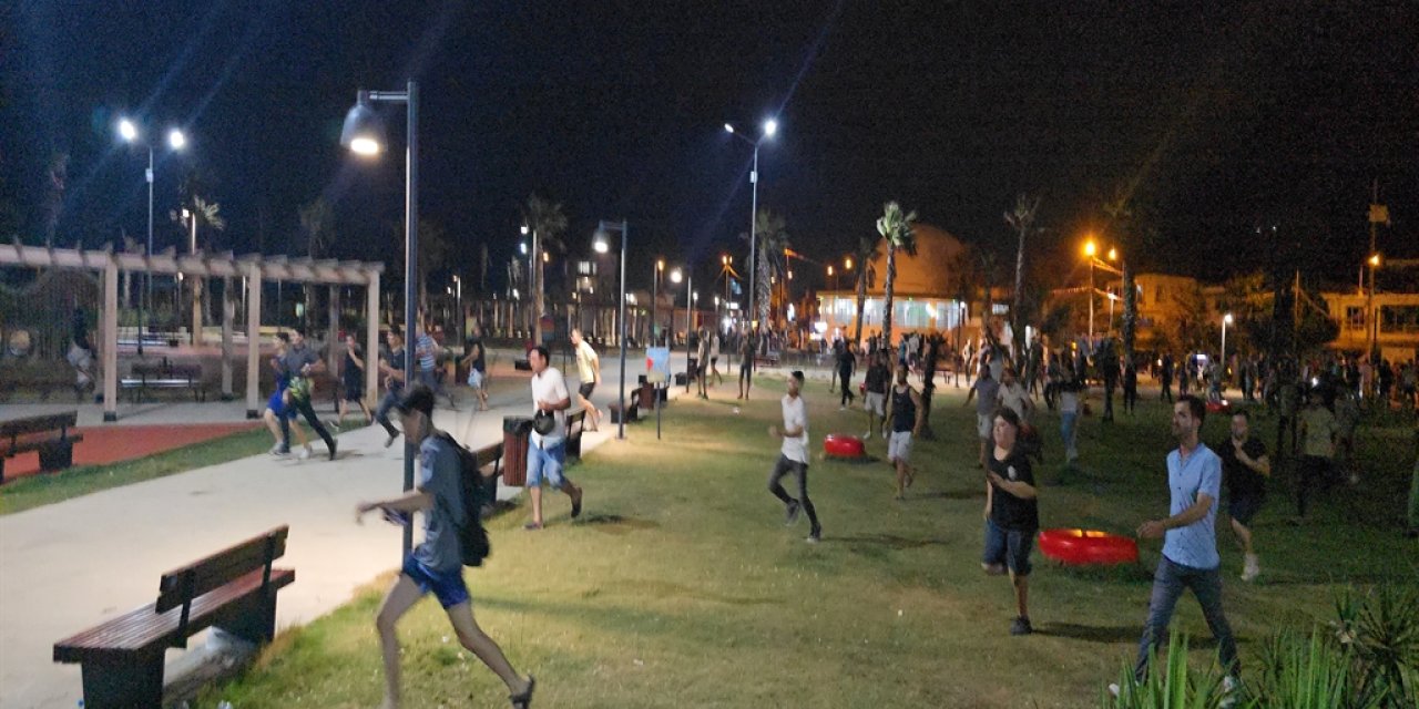 Taşkınlık yaptılar, linçten zor kurtuldular