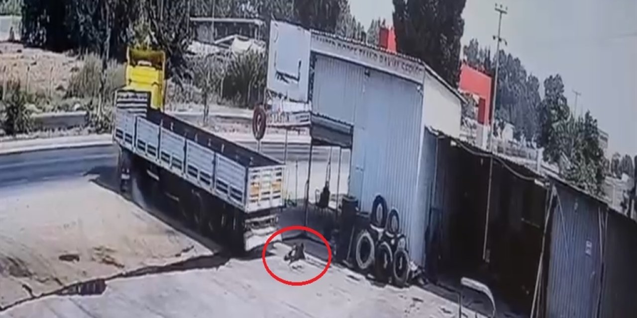 Tamirhanede feci ölüm! 16 yaşındaki Emir, TIR’ın altında kaldı