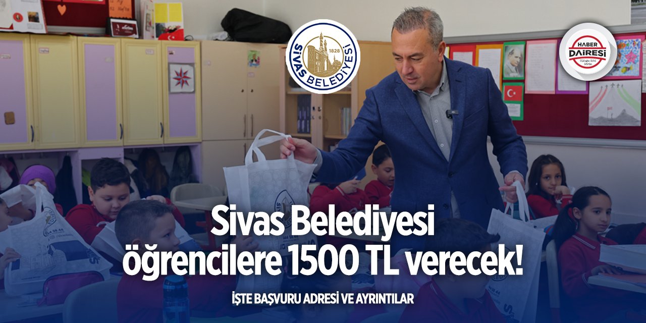 Sivas Belediyesi kırtasiye yardımı başvurusu 2025
