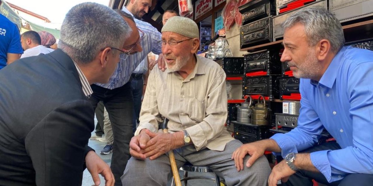 Milletvekili Çopuroğlu Konya esnafını ziyaret etti