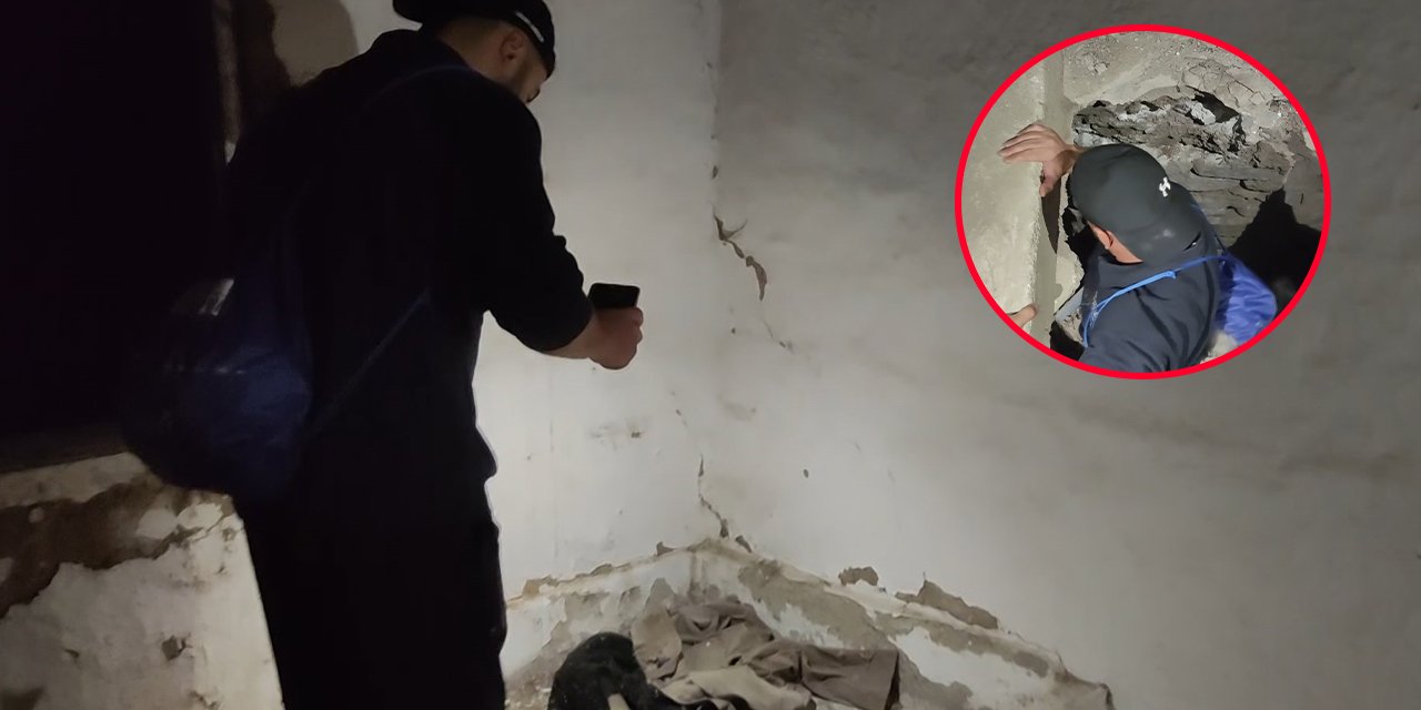 Terk edilmiş cinli köyde sabahladı: O anları kaydetti