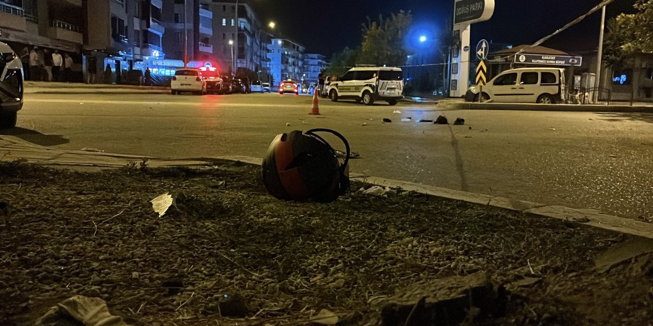 Konya’da ters yönde ilerleyen araç, motosikletliye çarpıp kaçtı