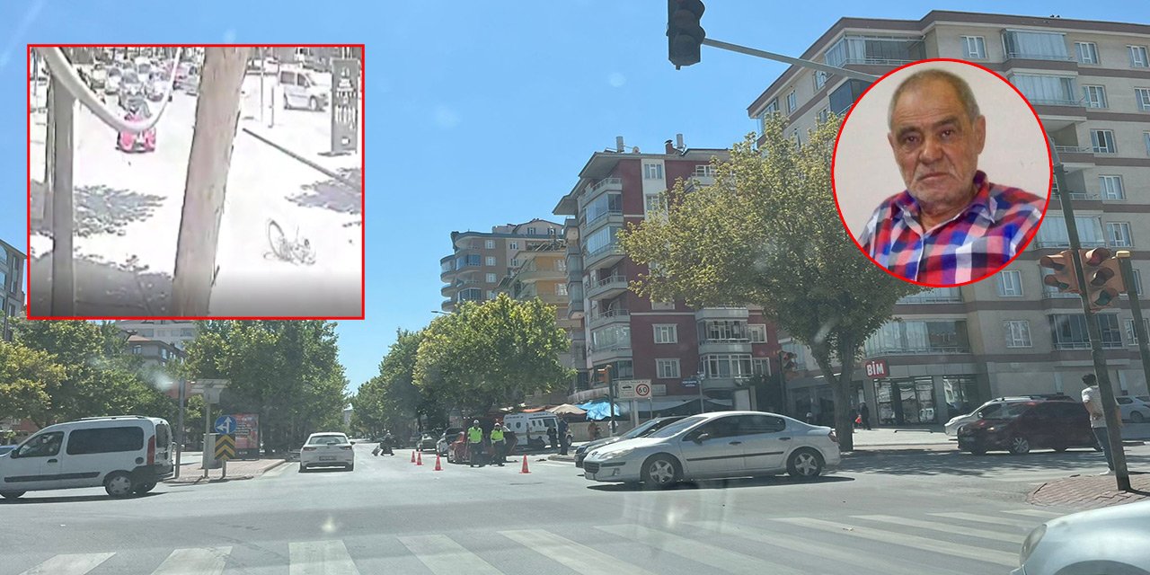 Konya’da bisikletli Ömer Kahraman’ın can verdiği kaza anı görüntüsü ortaya çıktı