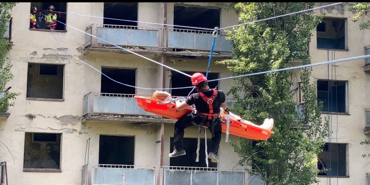 Konya İtfaiyesi Gürcistan’da eğitimini tamamladı