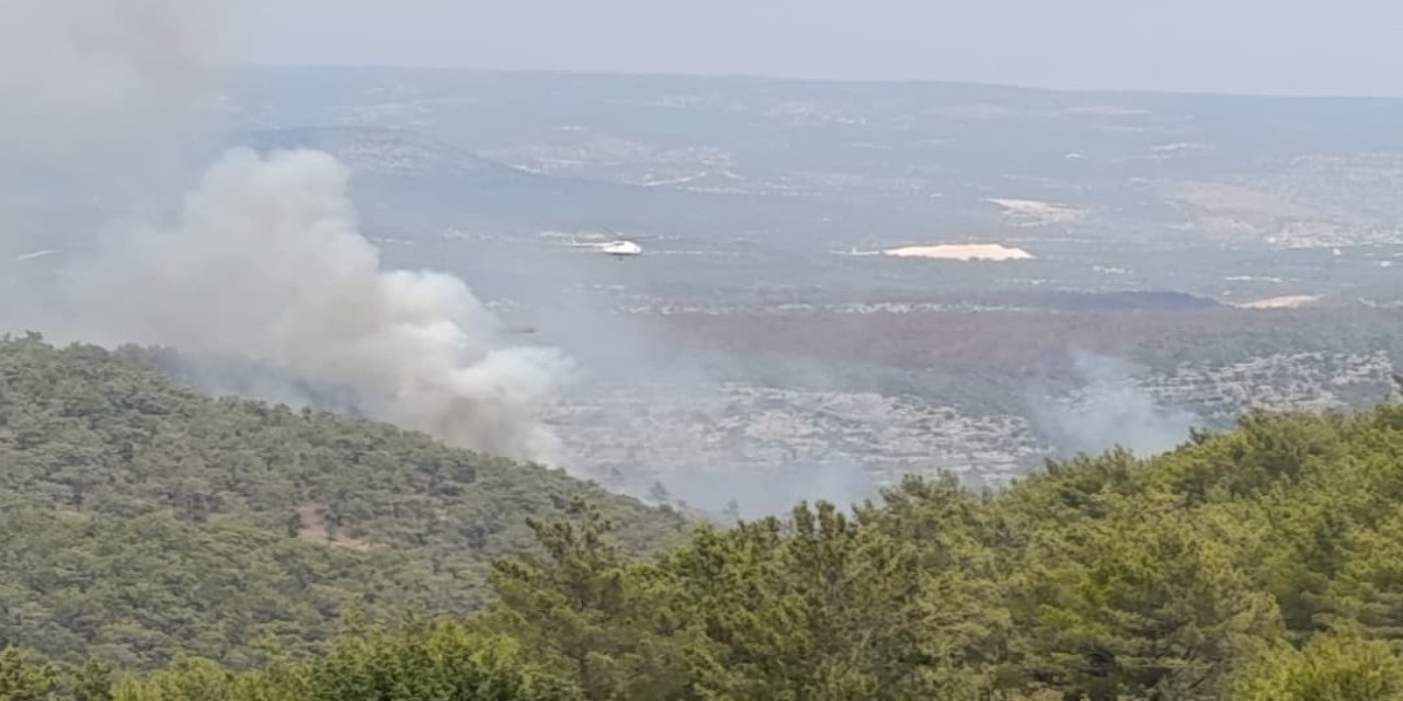 Konya İtfaiyesi’nden Mersin’deki orman yangınına destek eli