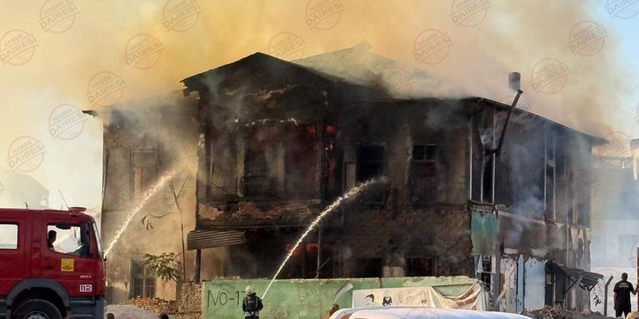 Konya’nın merkezinde yangın paniği