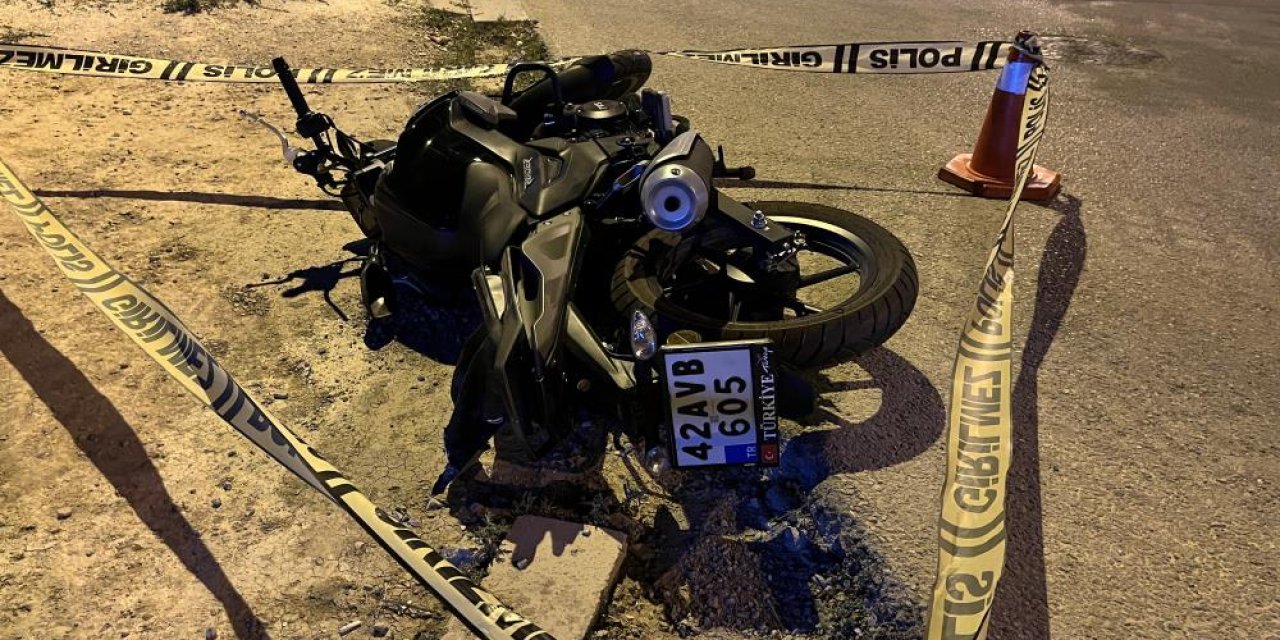 Konya’da ehliyetsiz sürücünün ters yönde çarptığı motosikletli Mert Uluçınar öldü