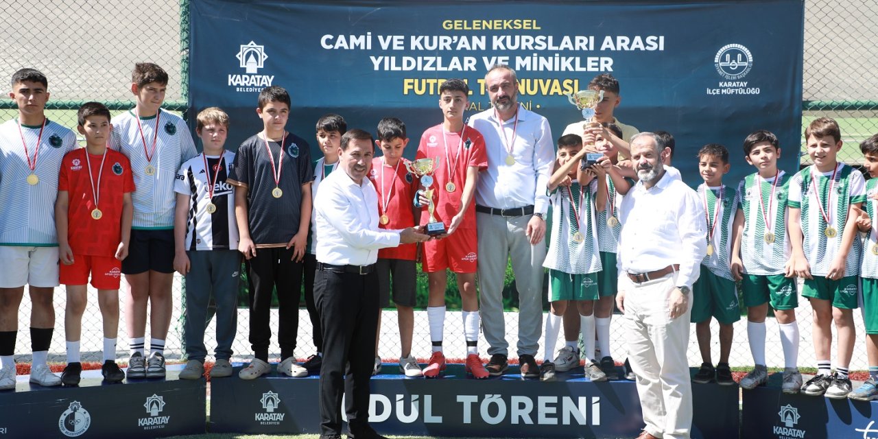 Karatay’da futbol turnuva şampiyonları belirlendi
