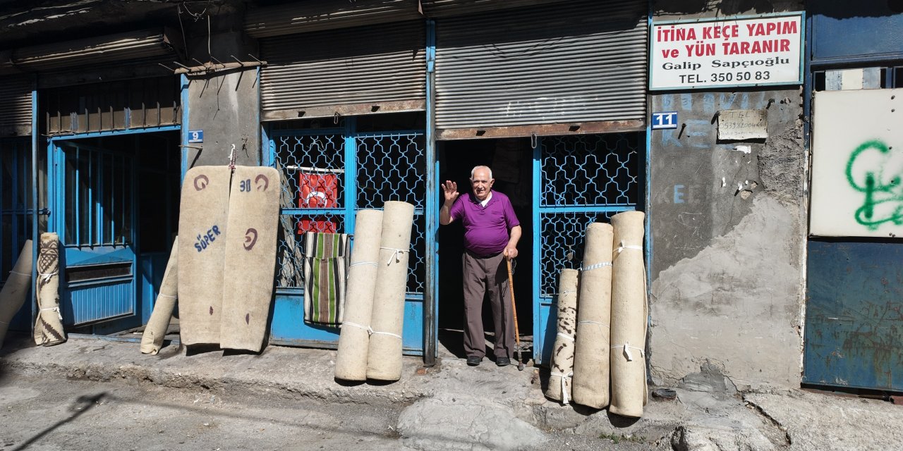 Konya’nın son keçe ustası