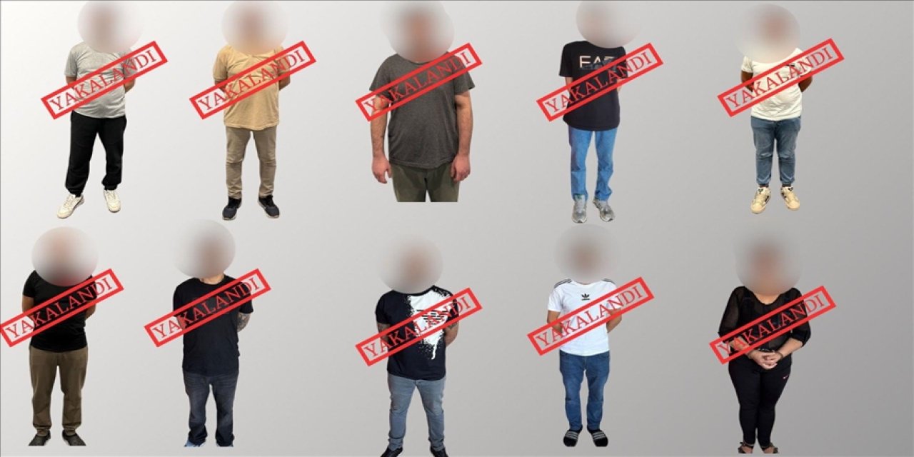 Kırmızı bültenle ve ulusal seviyede aranan 10 suçlu Türkiye'de