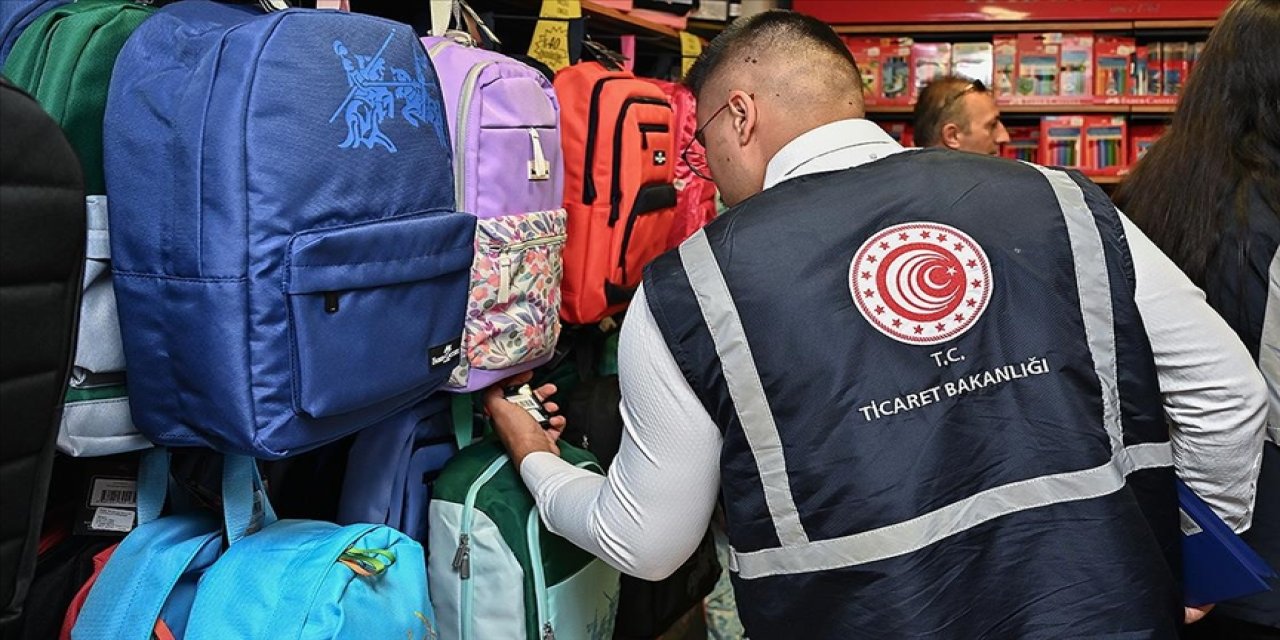 Çocukların eğitimi için güvensiz kırtasiye ürünleri denetleniyor