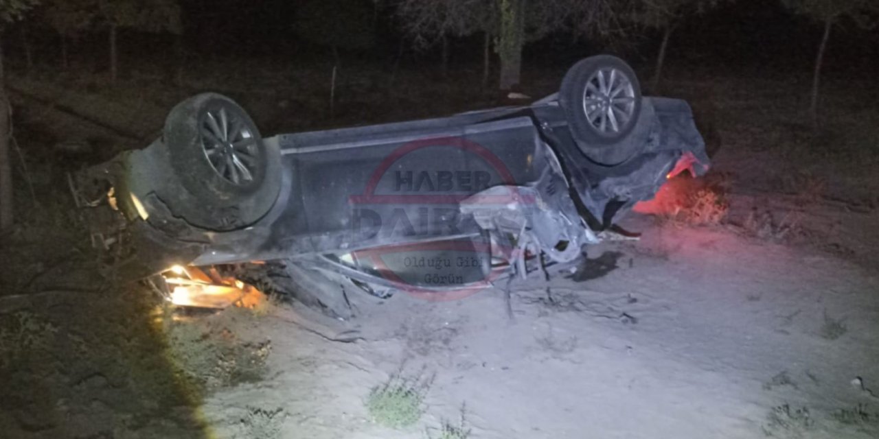 Konya’da otomobil eşeğe çarptı, belediye başkanı ve 2 kişi yaralandı