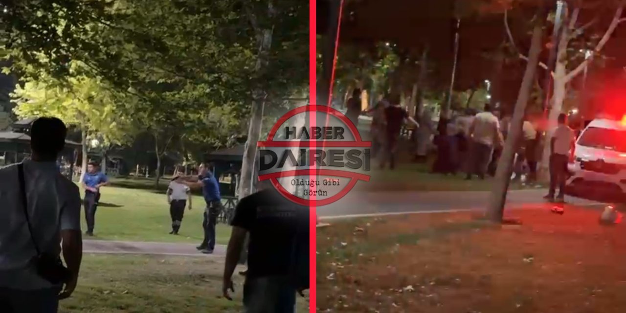 Konya Adalet Parkı’nda bıçaklı kavga! 6 gözaltı var