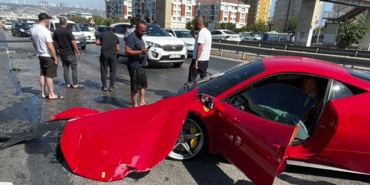 Usta Ferrari'yi hurdaya çıkardı! 17 milyonluk hasarın kimin cebini yakacağı belli oldu