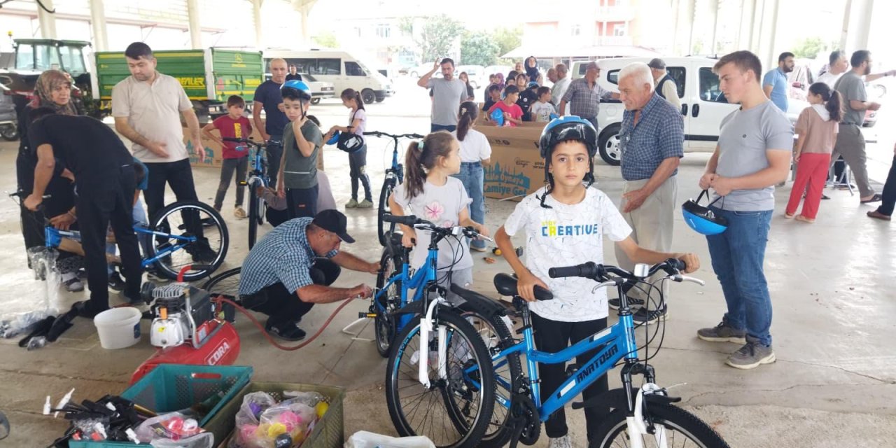 Konya’da belediyenin ücretsiz bisiklet dağıtımı başladı