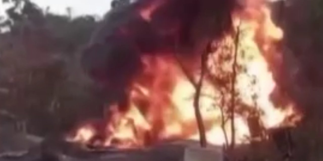 Kaçak petrol kuyusunda yangın: 3 ölü, 2 yaralı