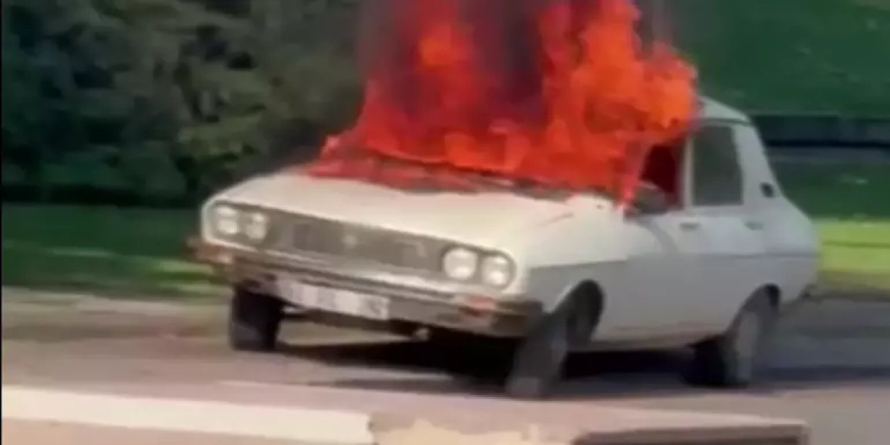 Meclis önünde beyaz Toros yaktı