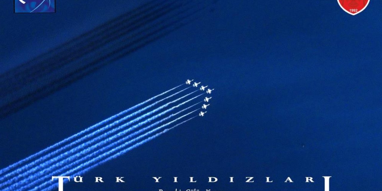 Türk Yıldızları’nın Konya Beyşehir Gölü uçuşu Göktürk uydusunda