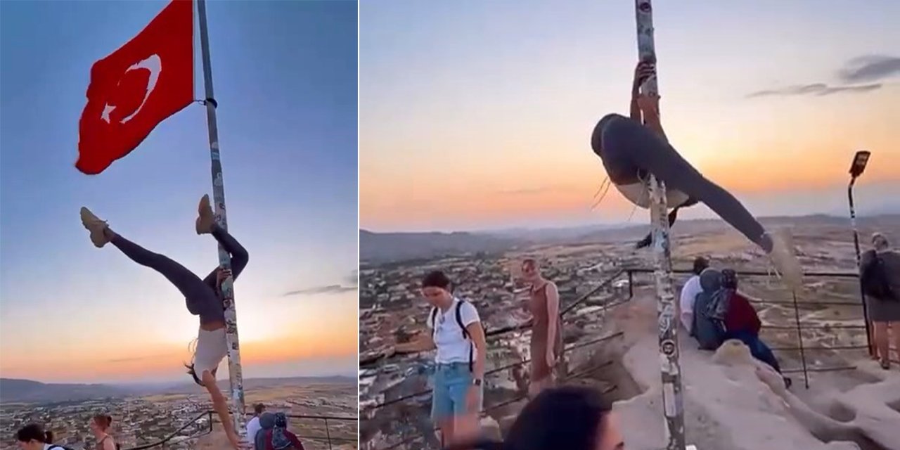 Tepkiler çığ gibi büyüyor! Türk bayrağına yapılan saygısızlık cezasız kalmayacak