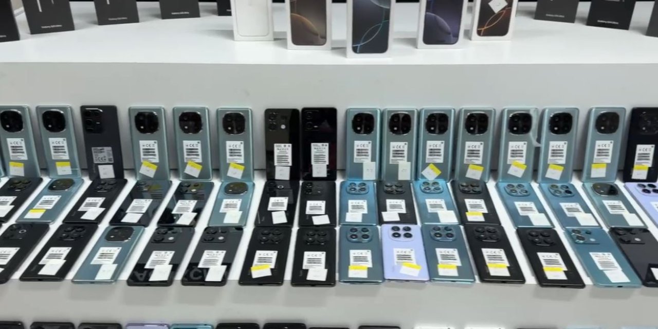 Konya’da 2,5 milyonluk telefon operasyonu