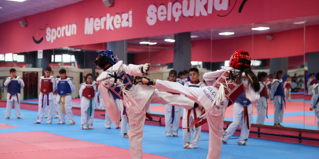 Binlerce olimpiyat sporcusu Selçuklu'da yetişiyor